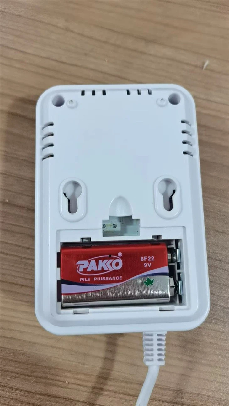 CE Approved 9V Battery Domestic Natural Cooking Gas Leak Detector